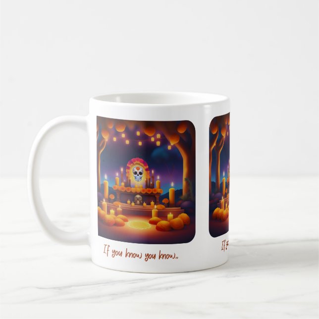 Taza De Café Día del Altar Muerto (Izquierda)