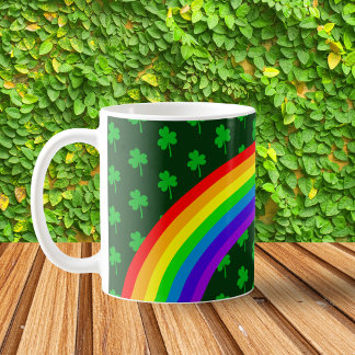 Taza De Café Día del Aluminio Verde de Esmeralda Oscura