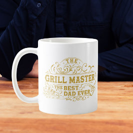 Taza De Café Día del Amo Grill y el Mejor Padre Que Ha Padres