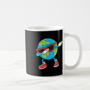 Taza De Café Día del Aniversario del Planeta Tierra Dab Groovy 
