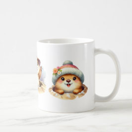 Taza De Café Día del café de Groundhog Mug - Mug perfecto