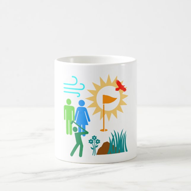 Taza De Café Día del Golf (Centro)
