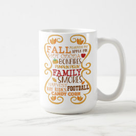 Taza De Café Día del heno del otoño vintage