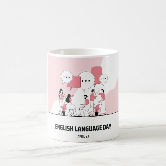 Taza De Café Día del Inglés (Centro)