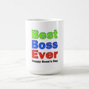 Taza De Café Día del Jefe Mejor Jefe de Todos los Tiempos
