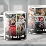 Taza De Café Día del Mejor Padre Cada Ocho Padres Collages de f<br><div class="desc">El Mejor Papá Personalizado De Los Ocho Padres Collages de fotos Día De Café Mug. Esta taza sincera es perfecta para celebrar el rol de tu padre como "Mejor Papá de la Historia". Con un collage de ocho momentos preciados capturados como fotos familiares, esta taza reúne recuerdos para un recordatorio...</div>