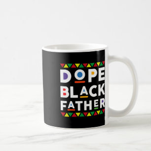 Taza De Café Día del Padre Afroamericano Negro Drogadicto J