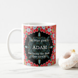 TAZA DE CAFÉ DÍA DEL PADRE - BOCA PERSONALIZADA - PRIMER PREMIO