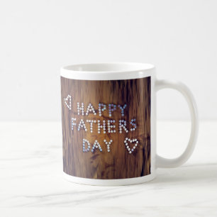 Taza De Café Día del Padre con Aspecto de Madera Feliz