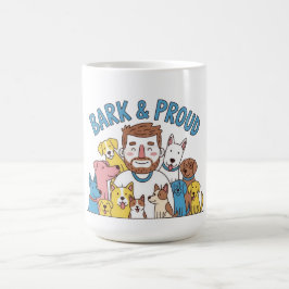 Taza De Café Día del Padre con coraje y orgullo