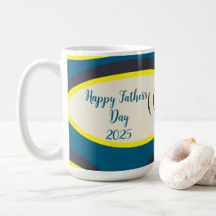 Taza De Café Día del Padre de Animales Marinos del Atún Azul de