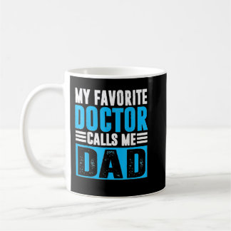 Taza De Café Día del padre de los hombres, mi Médica favorito m