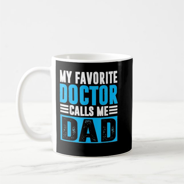 Taza De Café Día del padre de los hombres, mi Médica favorito m (Izquierda)