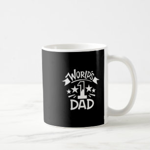 Taza De Café Día del Padre del Emblema Mínimo de Papá