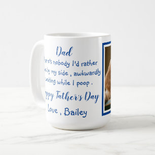 Taza De Café Día del Padre - Divertido papá de perro - Humor de