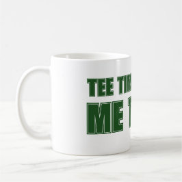 Taza De Café Día del Padre Golf Scramble Tee Time del Papá es I