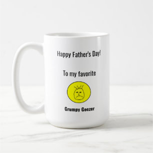 Taza De Café Día del Padre Grumpy Geezer