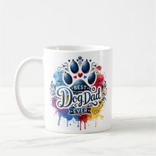 Taza De Café Día del Padre Mejor Papá Perro del Mundo