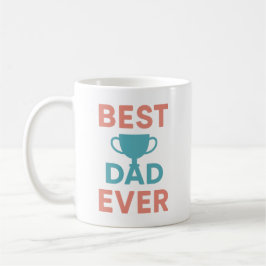 Taza De Café Día del Padre Mug Mug, el mejor trofeo de papá