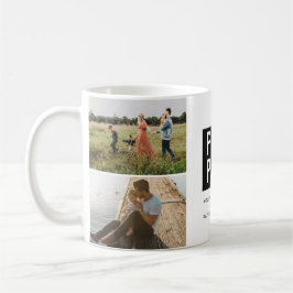 Taza De Café Día del Padre Papa Collage de fotos café tazón