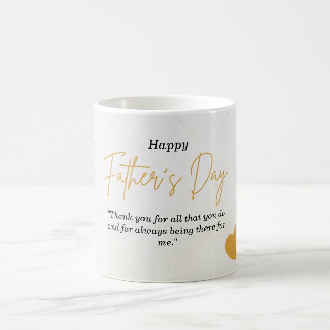 Taza De Café Día del Padre Personalizado (Centro)
