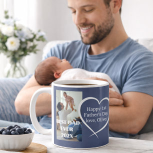 Taza De Café Día del Padre por Primera Vez Mejor Papá del Mundo