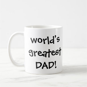 Taza De Café Día del Padre Vintage, niños de fútbol y perro de