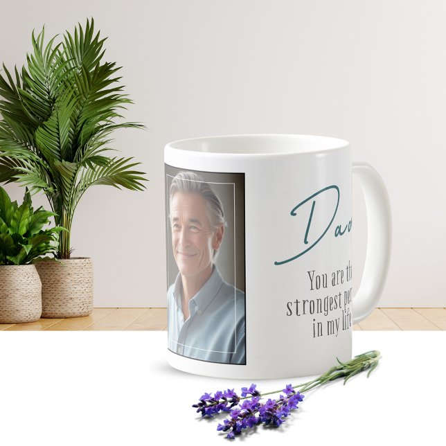 Taza De Café Día del Padres Foto Personalizada Papá Regalo Café (Subido por el creador)