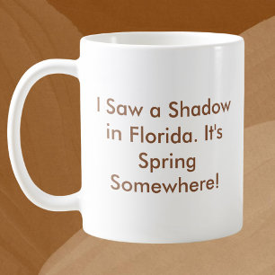 Taza De Café Día del personalizado de la plaza Groundhog