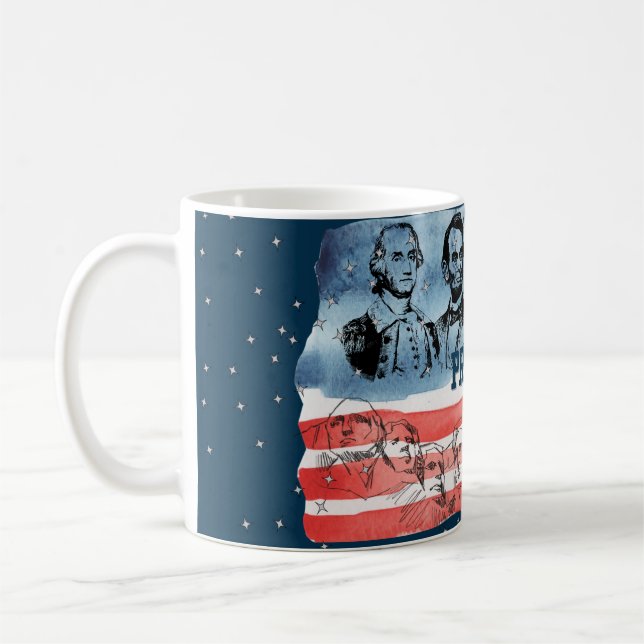 Taza De Café Día del presidente Mug (Izquierda)