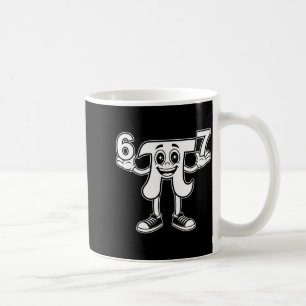 Taza De Café Día divertido 3.14 símbolo 67 meme chiste de matem