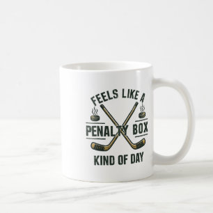 Taza De Café Día Divertido de Hockey Se Siente Como Un Estado d