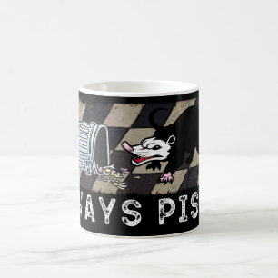 Taza De Café Día divertido de la basura Opossum Possum Lover