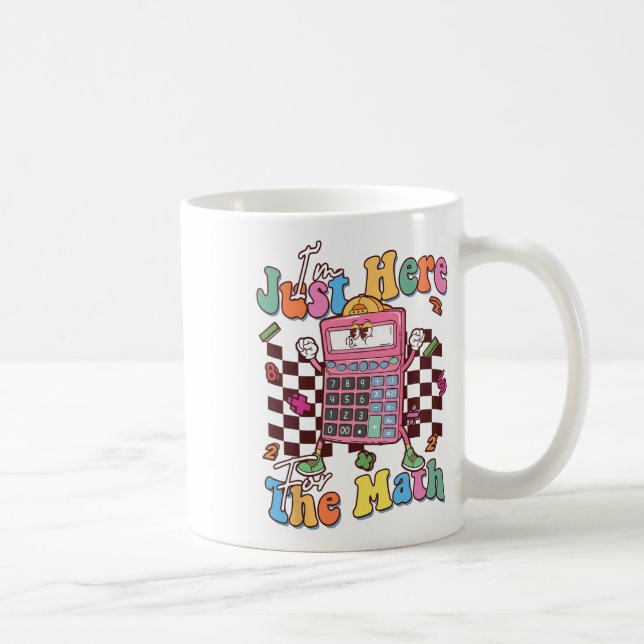 Taza De Café Día divertido de los números Día de las matemática (Derecha)