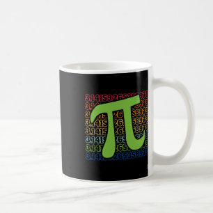 Taza De Café Día divertido de Pi 3.14 Símbolo Pi Espiral Número