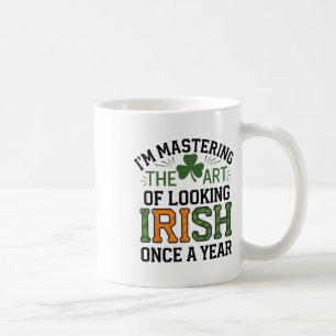 Taza De Café Día divertido de San Patricio Orgullo irlandés Sue