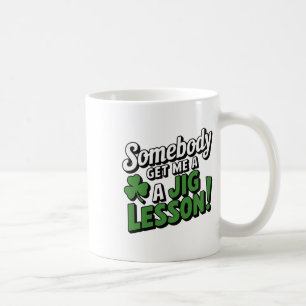 Taza De Café Día divertido de San Patricio Orgullo irlandés Sue