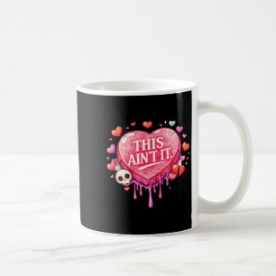 Taza De Café Día divertido de San Valentín corazones de convers