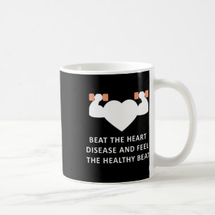 Taza De Café Dia Febrero Enfermedad Cardíaca Para Hombres Y Muj