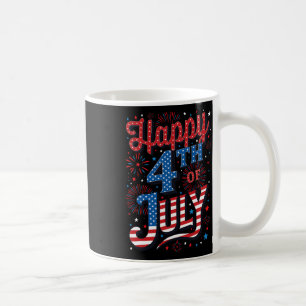 Taza De Café Día Feliz 4 De Julio