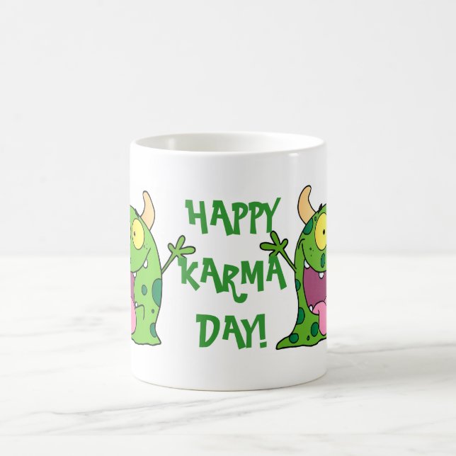 Taza De Café ¡Día feliz de las karmas! (Centro)