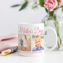 Día Feliz de las Madres Mamá Escritura Rosa Foto
