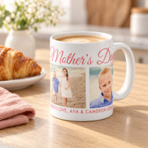 Día Feliz de las Madres Mamá Escritura Rosa Foto