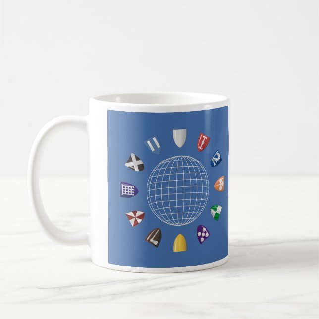 Taza De Café Día internacional 2014 de la heráldica (Izquierda)