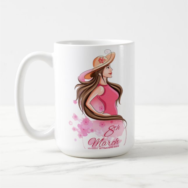 Taza De Café Día Internacional de la Mujer (Izquierda)