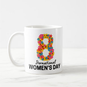 TAZA DE CAFÉ DÍA INTERNACIONAL DE LA MUJER
