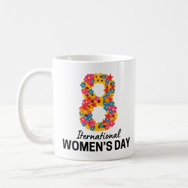 TAZA DE CAFÉ DÍA INTERNACIONAL DE LA MUJER (Izquierda)