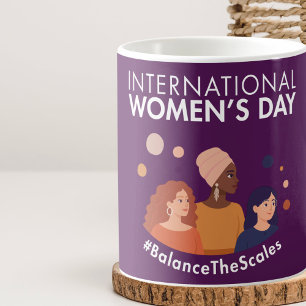 Taza De Café Día Internacional de la Mujer 2026 Equilibra la Ba