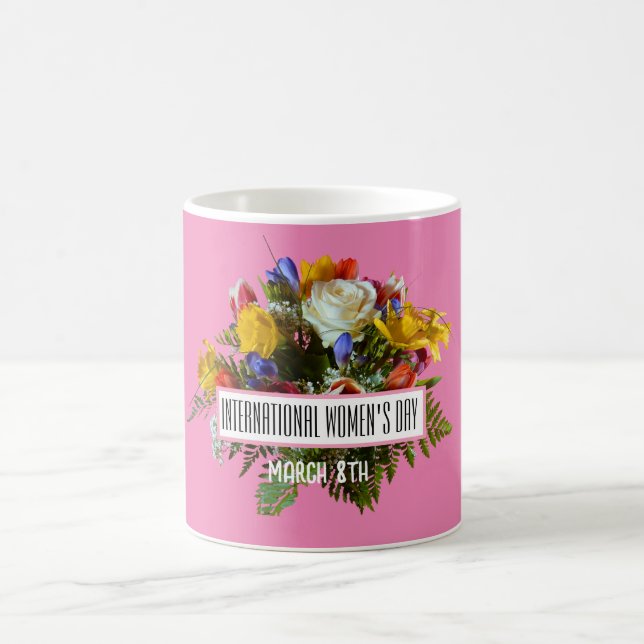 TAZA DE CAFÉ DÍA INTERNACIONAL DE LA MUJER 8 DE MARZO (Centro)