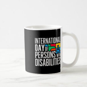 Taza De Café Día Internacional De Las Personas Con Discapacidad